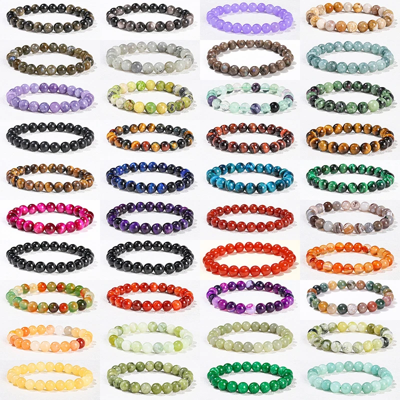 Bijoux OEM en gros de pierres pr&eacute;cieuses de gu&eacute;rison naturelles de haute qualit&eacute; Bracelet cadeau vin